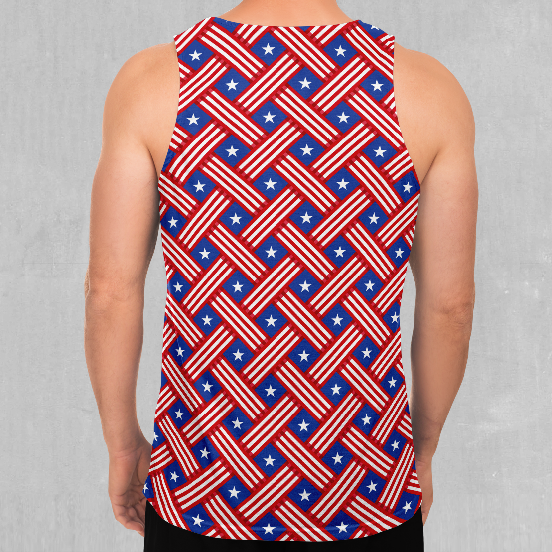 Stars and Stripes Men's Tank Top