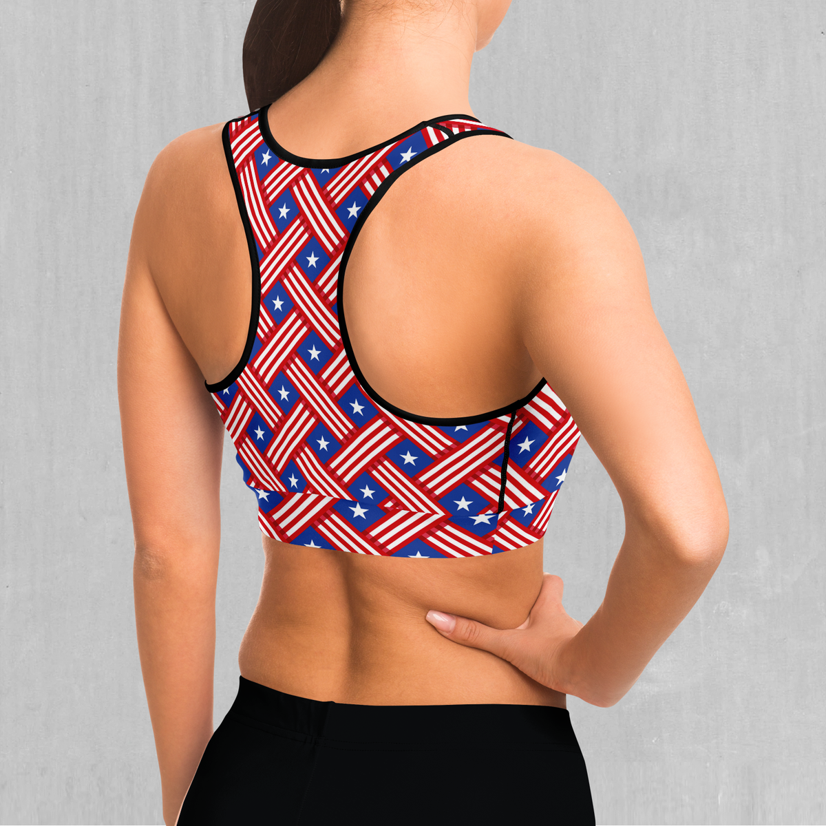 Stars and Stripes Sports Bra