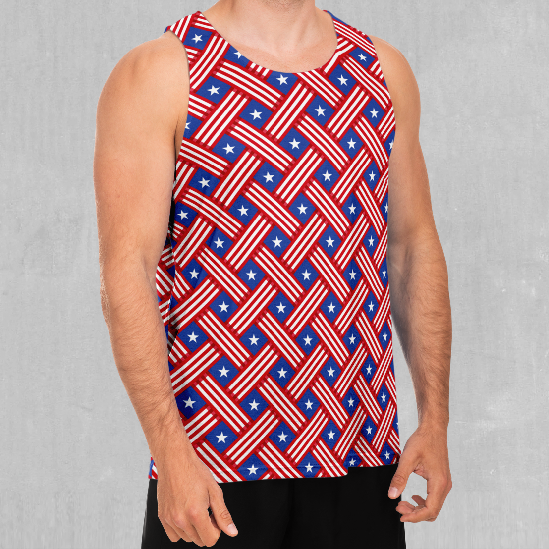 Stars and Stripes Men's Tank Top