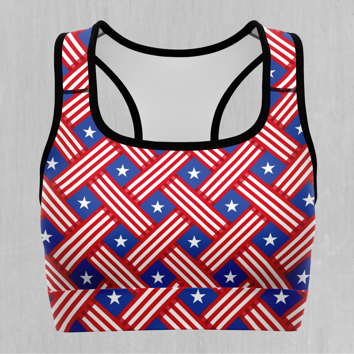 Stars and Stripes Sports Bra
