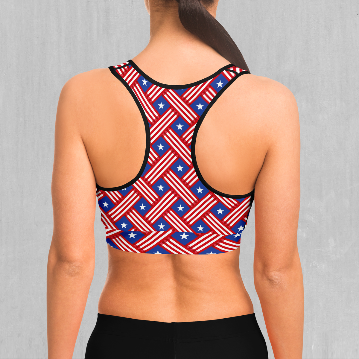 Stars and Stripes Sports Bra