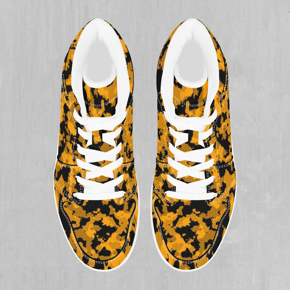 Stinger Yellow Camo High Top Sneakers