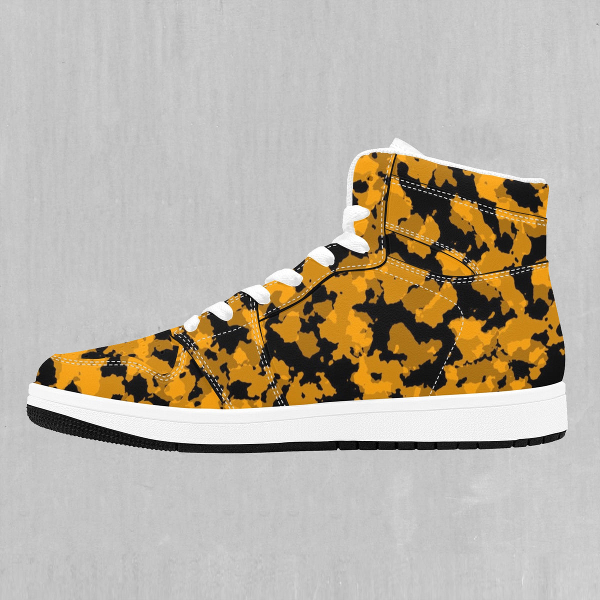 Stinger Yellow Camo High Top Sneakers