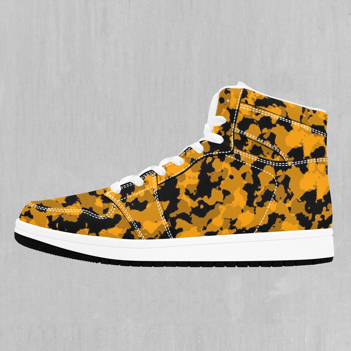 Stinger Yellow Camo High Top Sneakers