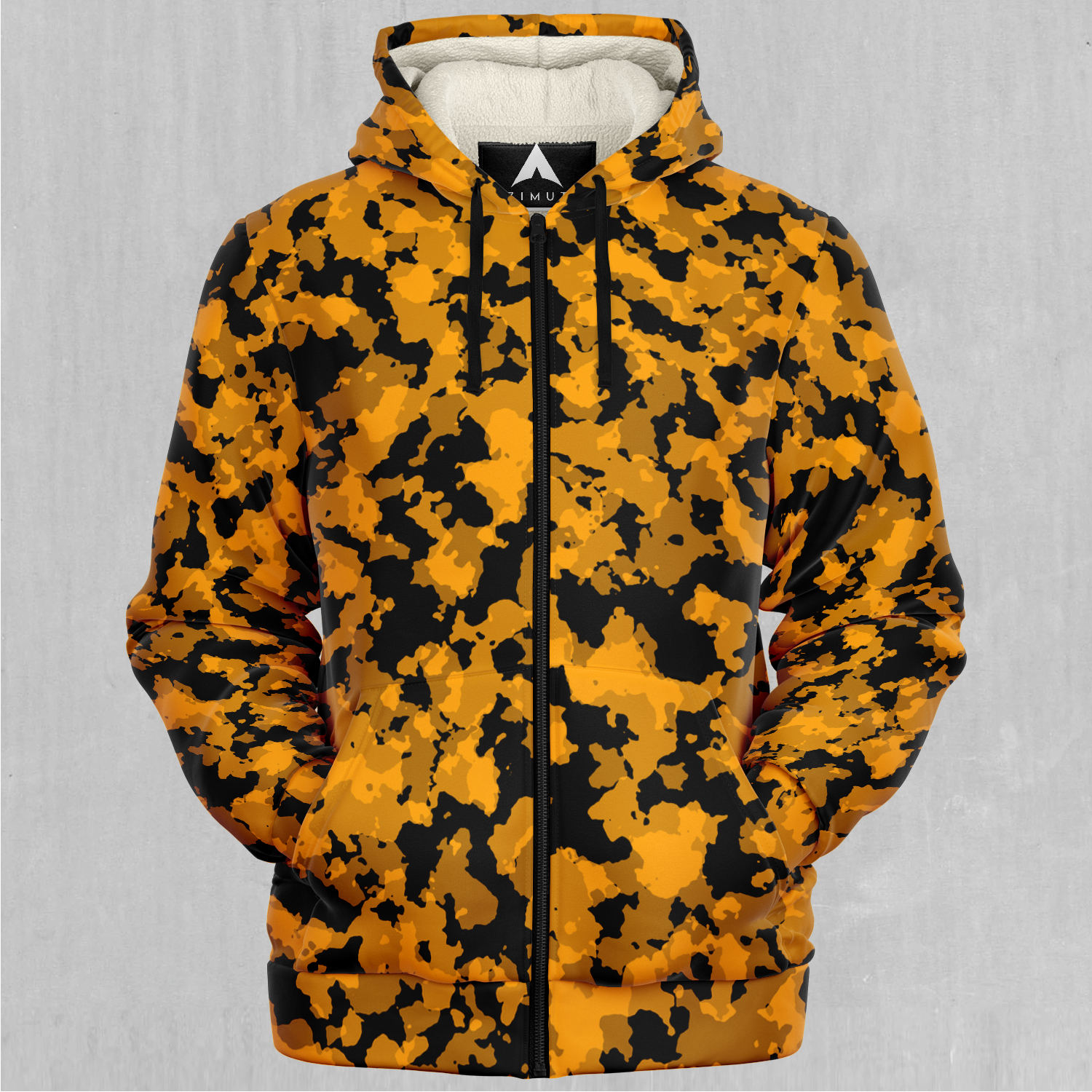 Stinger Yellow Camo Sherpa Hoodie