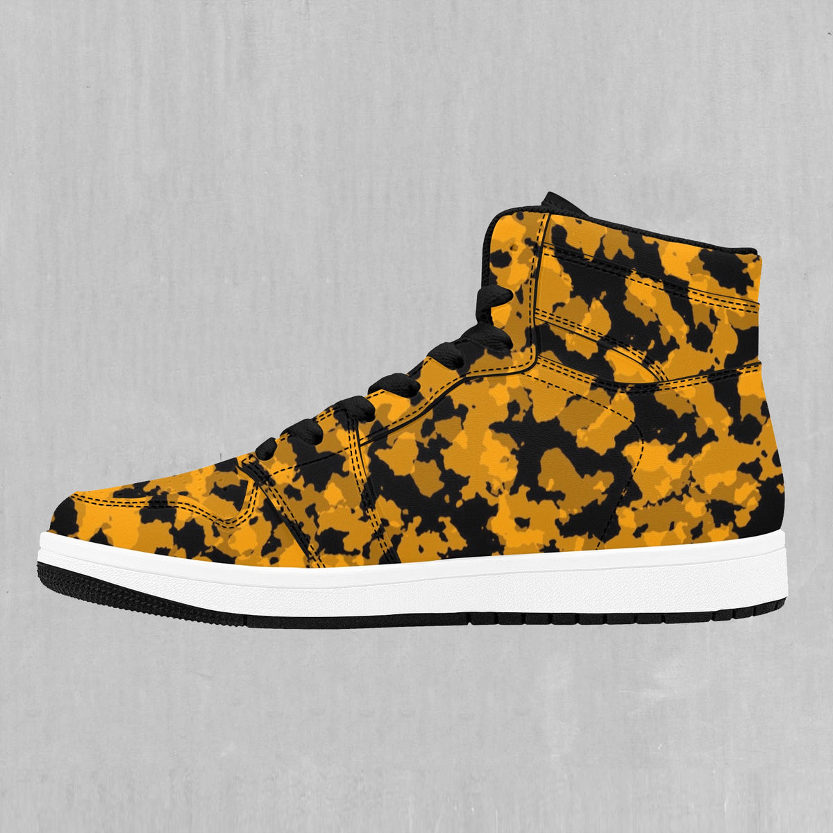 Stinger Yellow Camo High Top Sneakers