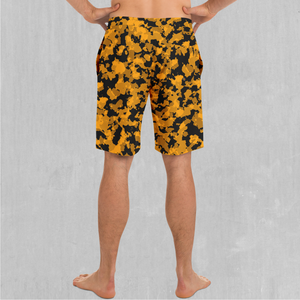 Stinger Yellow Camo Board Shorts