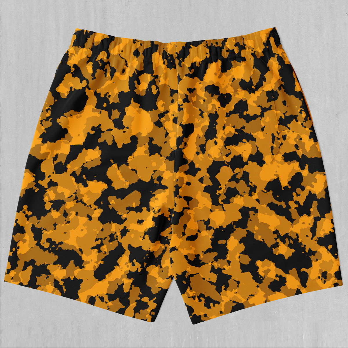 Stinger Yellow Camo Shorts - Festival Clothing, Rave Outfits, EDM Gear