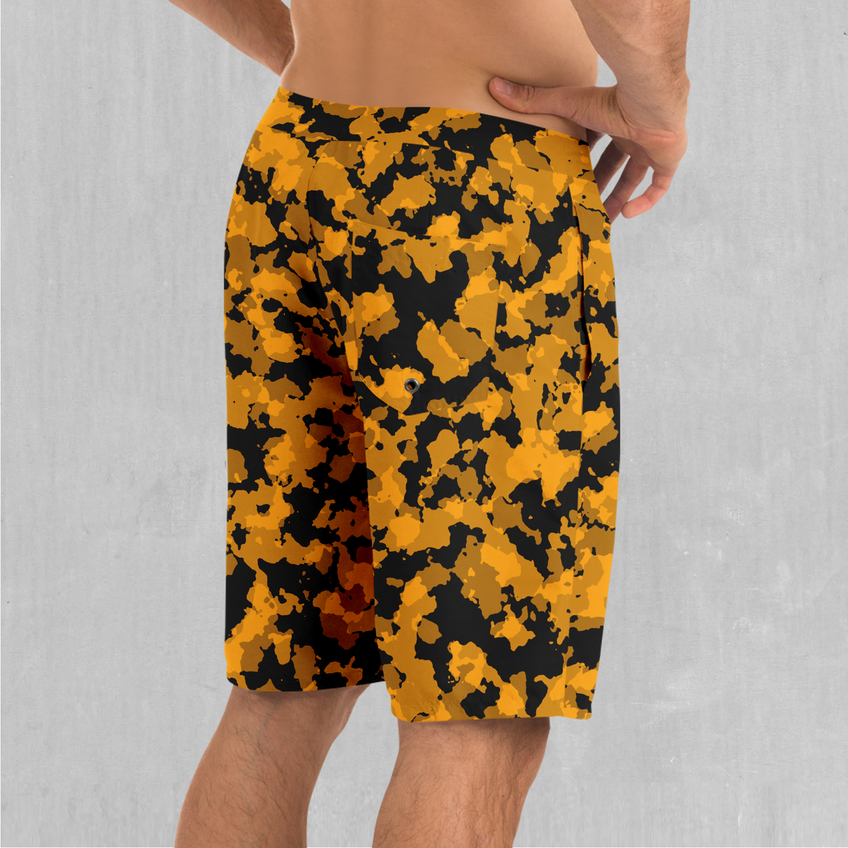 Stinger Yellow Camo Board Shorts