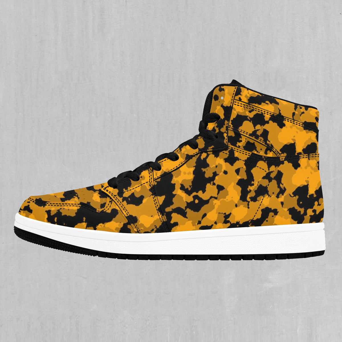 Stinger Yellow Camo High Top Sneakers