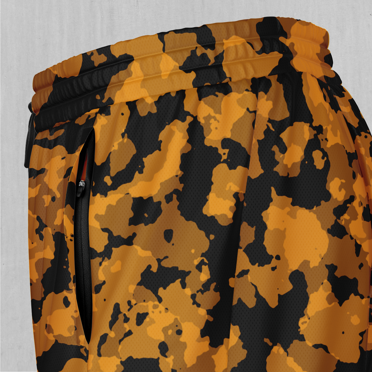 Stinger Yellow Camo Men's 2 in 1 Shorts