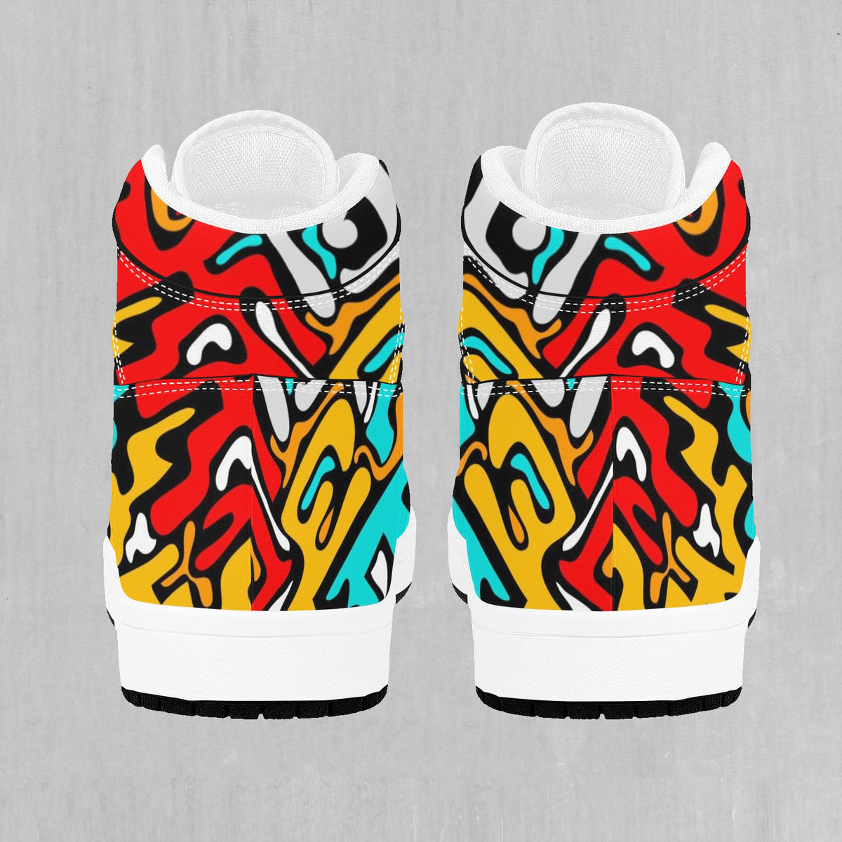 Street Graffiti High Top Sneakers