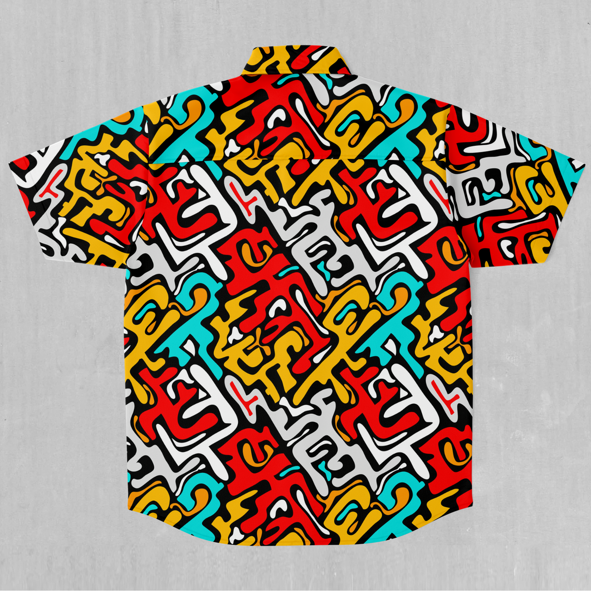 Street Graffiti Button Down Shirt