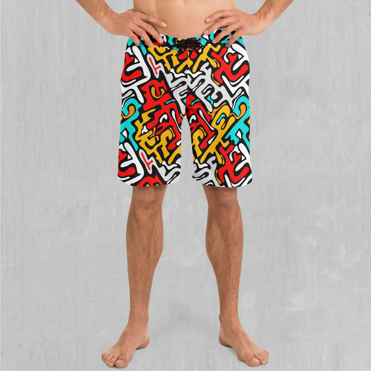 Street Graffiti Board Shorts