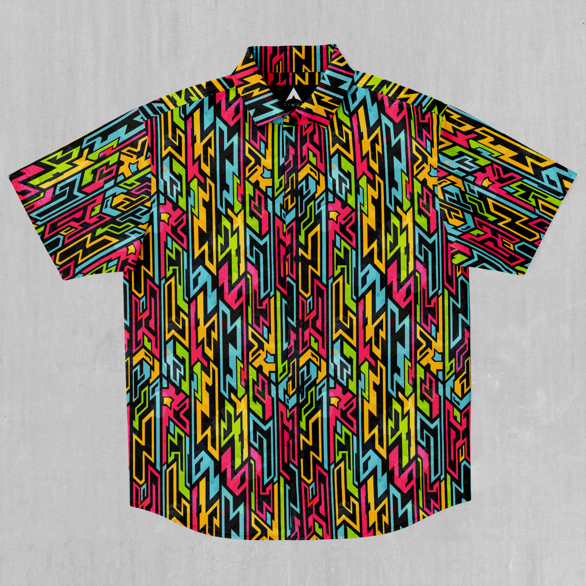 Street Jigsaw Button Down Shirt