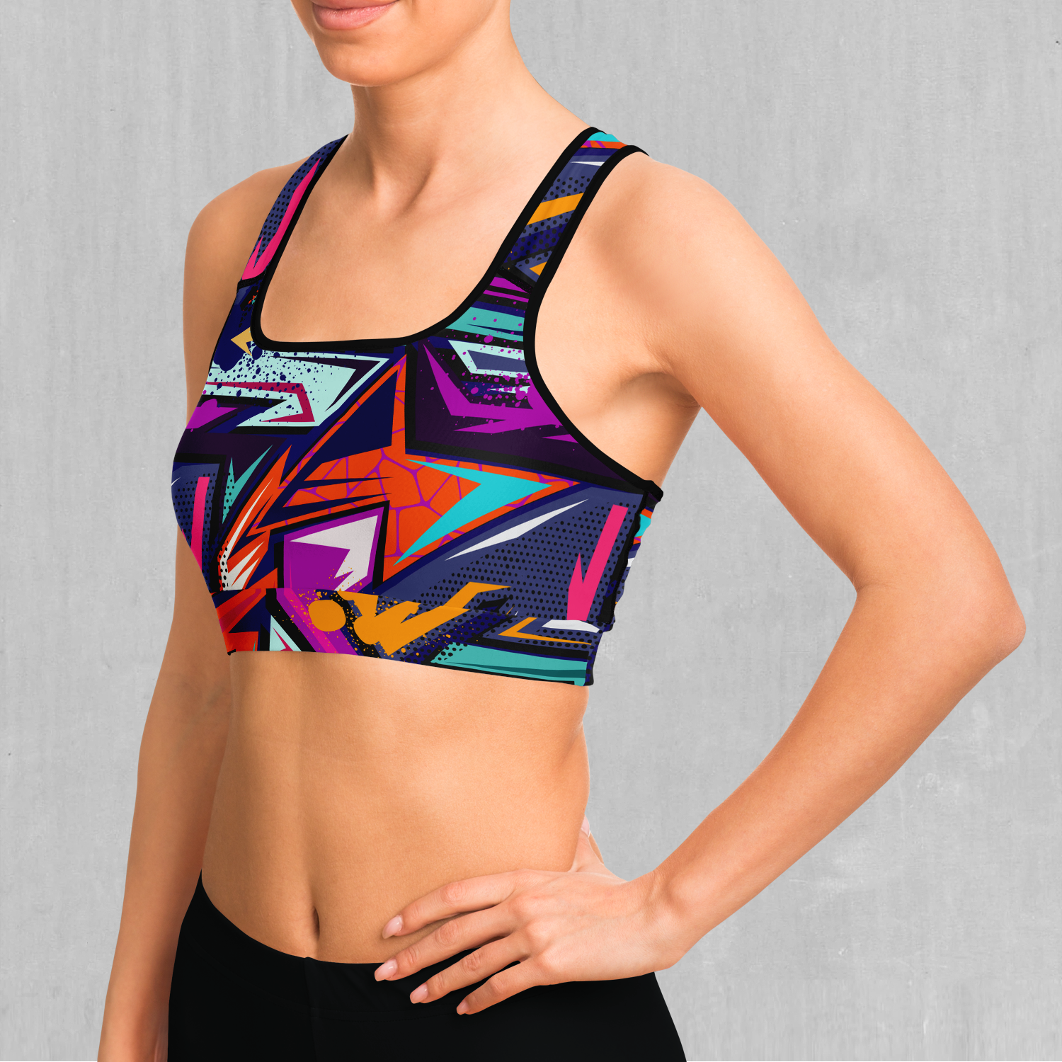 Sports Bras in Sizes S to 3XL, Quirky Printed Sports Bras
