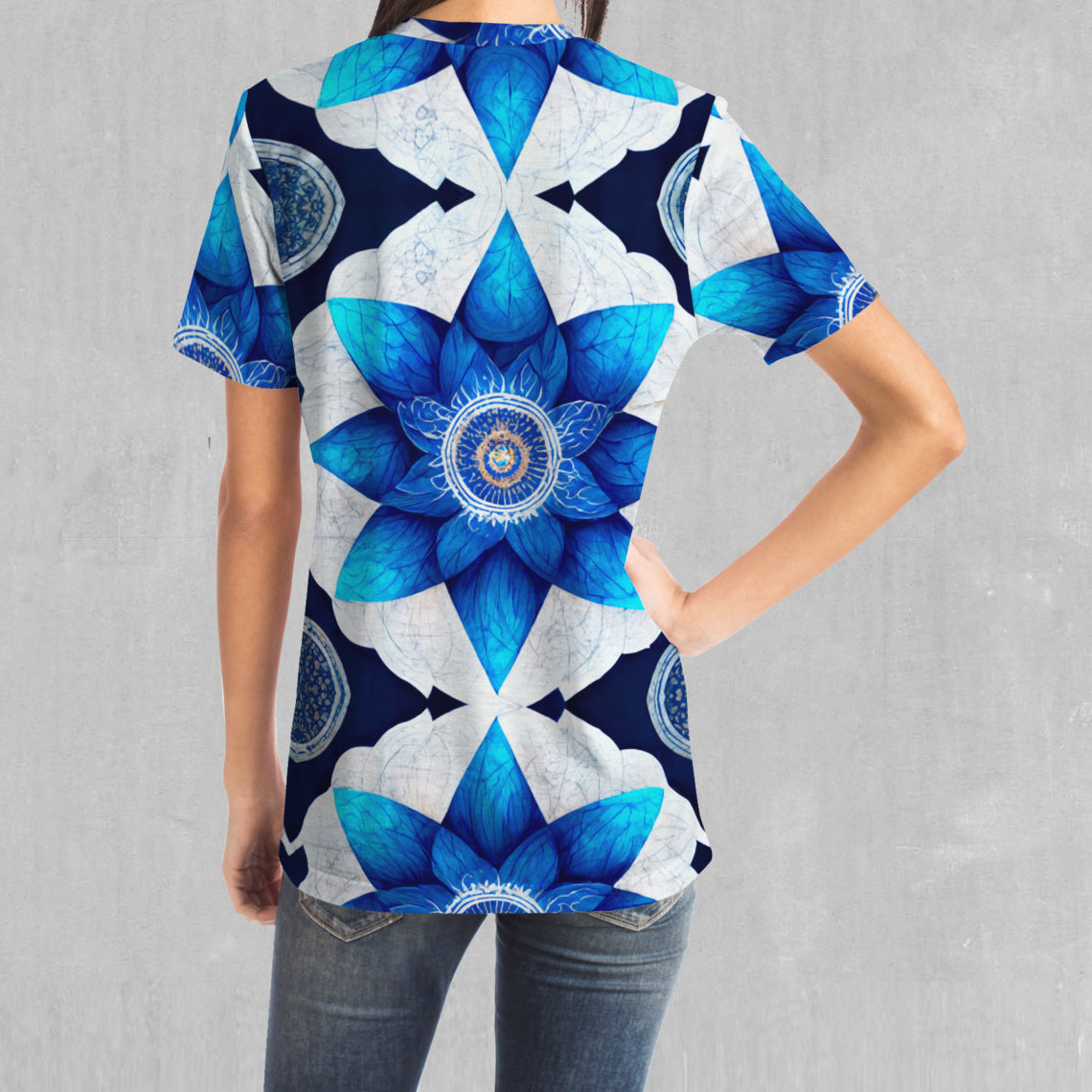 Delphinium Mandala Tee
