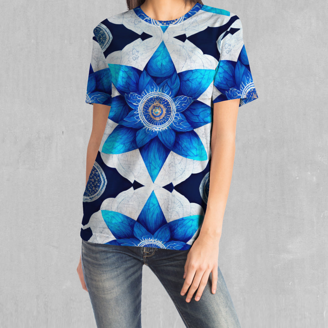Delphinium Mandala Tee