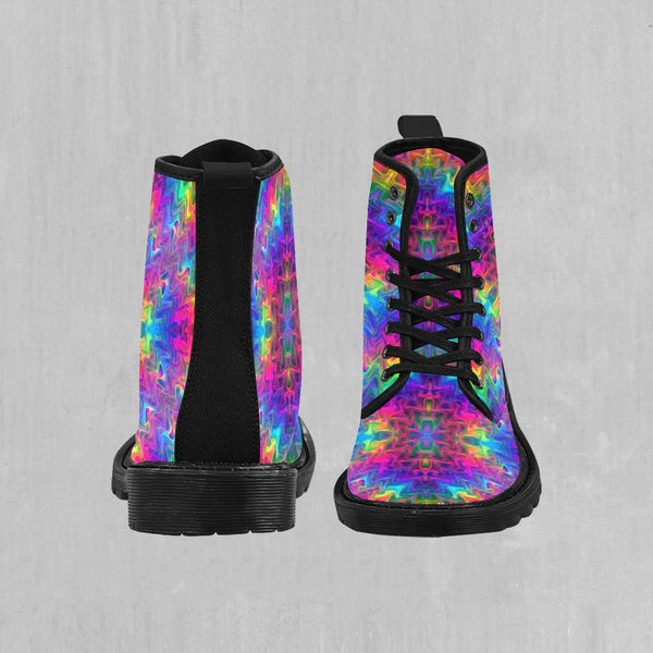 Tek Quantum Women's Boots | Festival Boots | Rave Boots | Canvas Boots ...