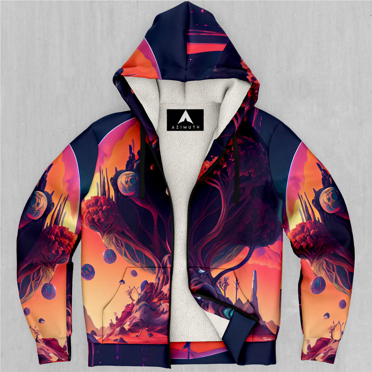 Transcendental Tree Sherpa Hoodie