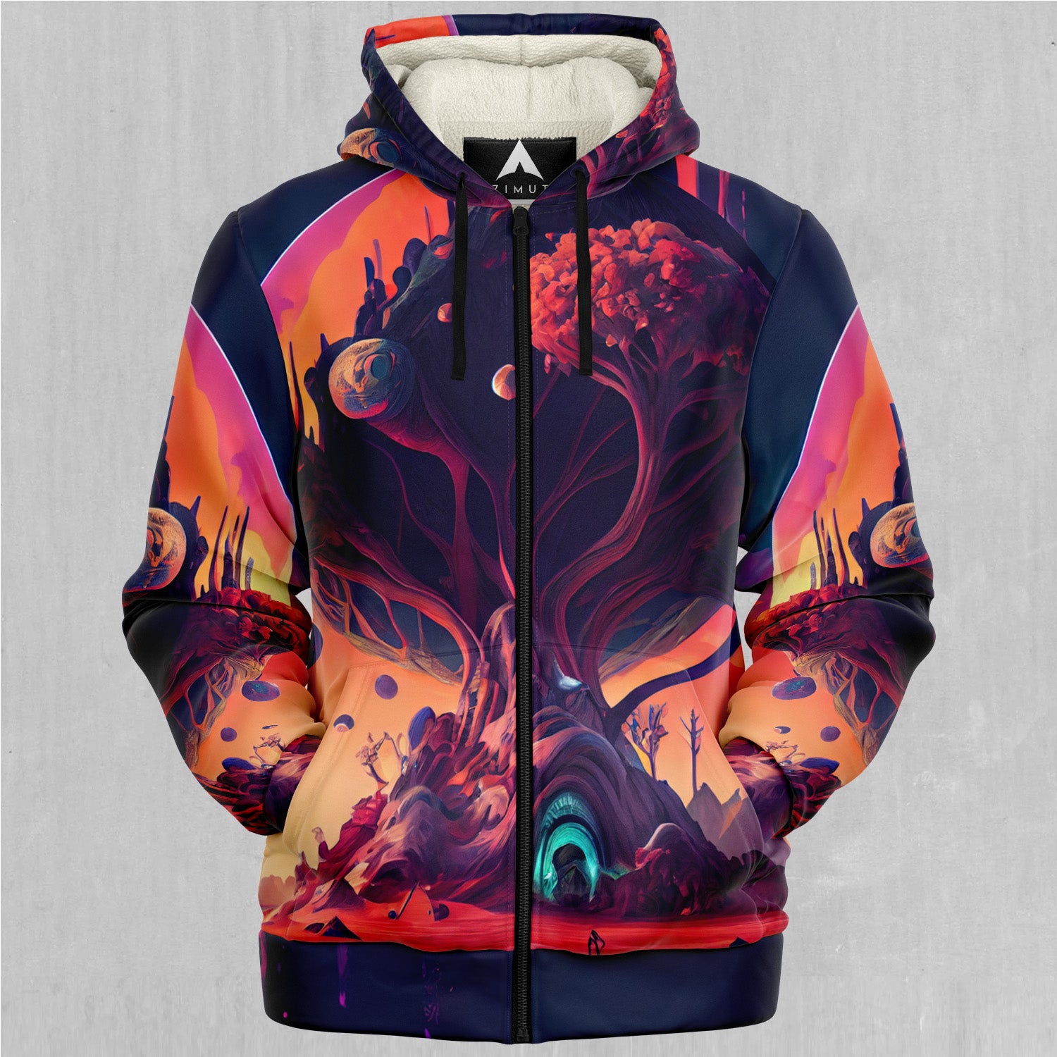 Transcendental Tree Sherpa Hoodie