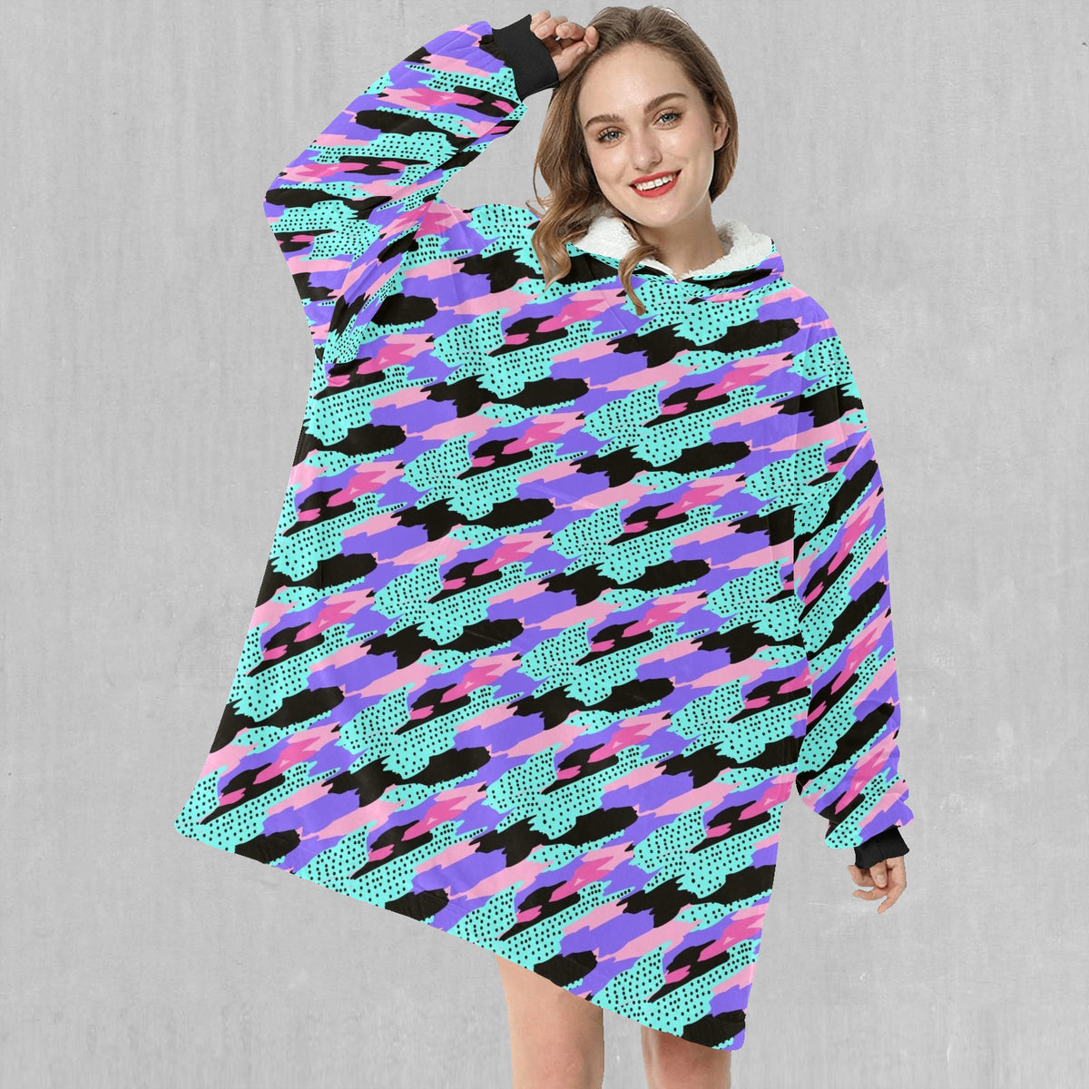 Vapor Camo Blanket Hoodie