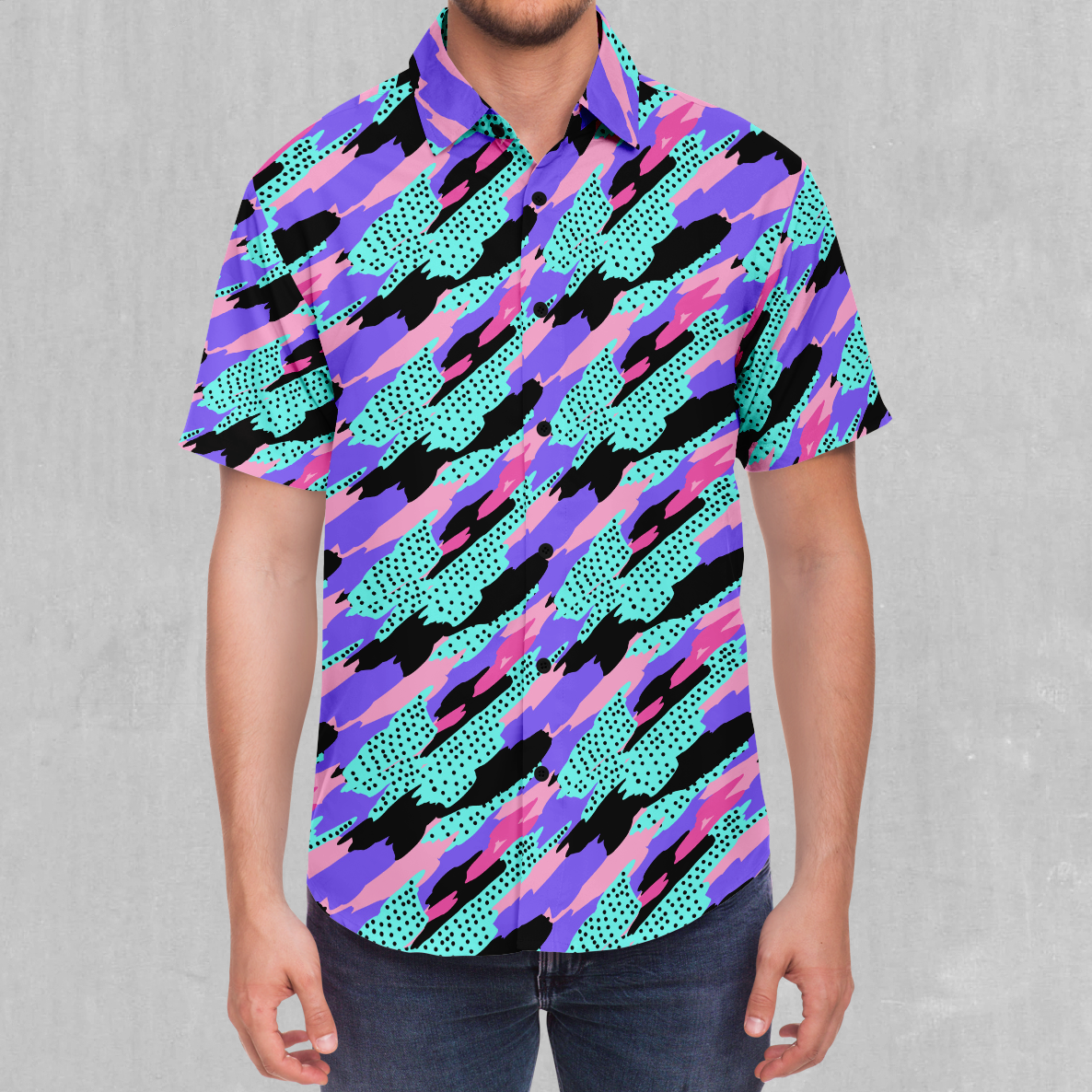 Vapor Camo Button Down Shirt