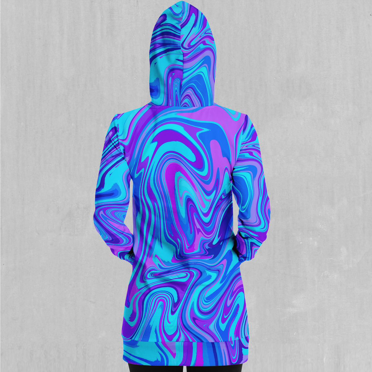 Vapor Drip Hoodie Dress