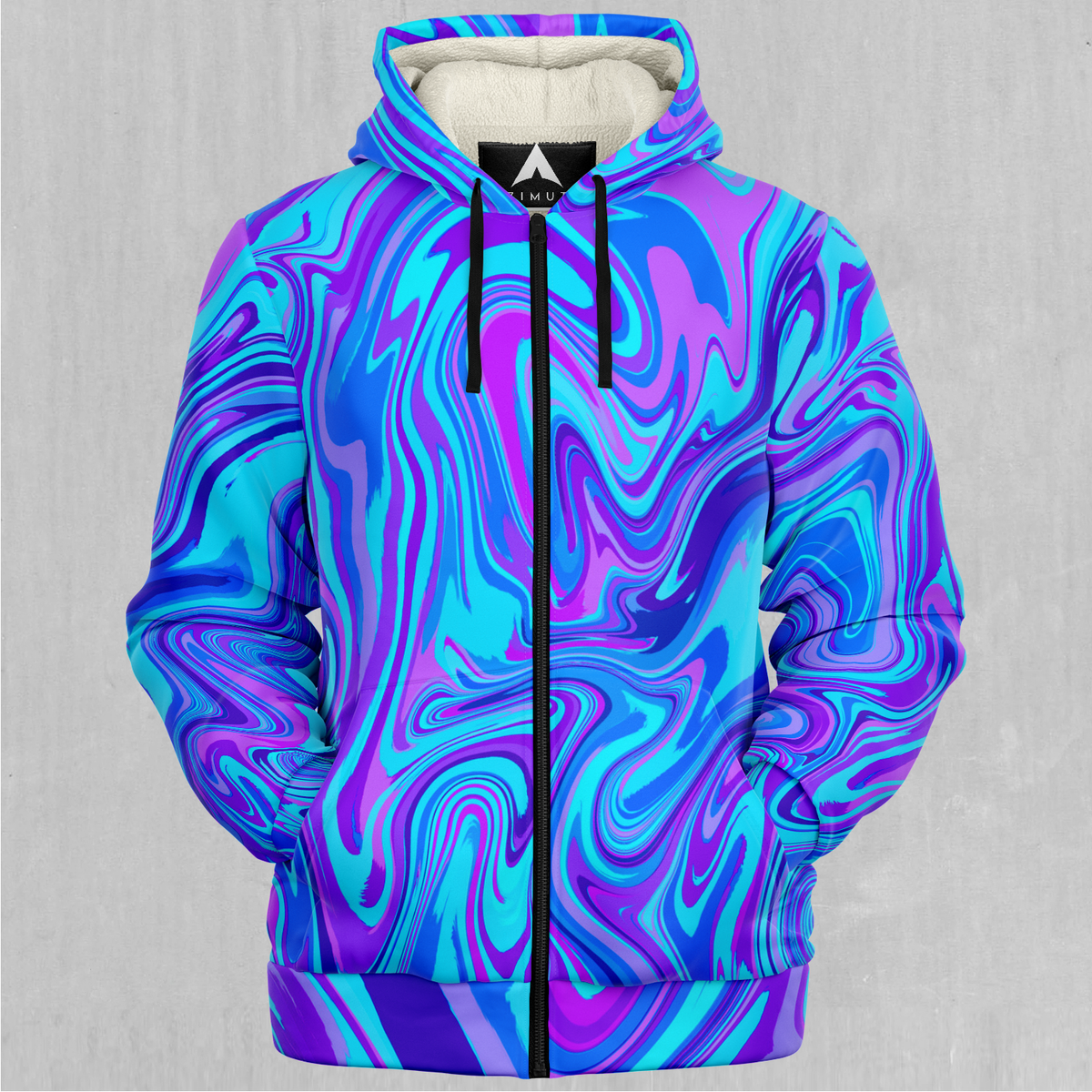 Vapor Drip Sherpa Hoodie
