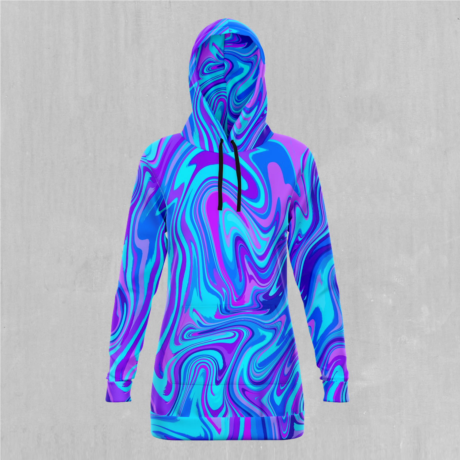 Vapor Drip Hoodie Dress
