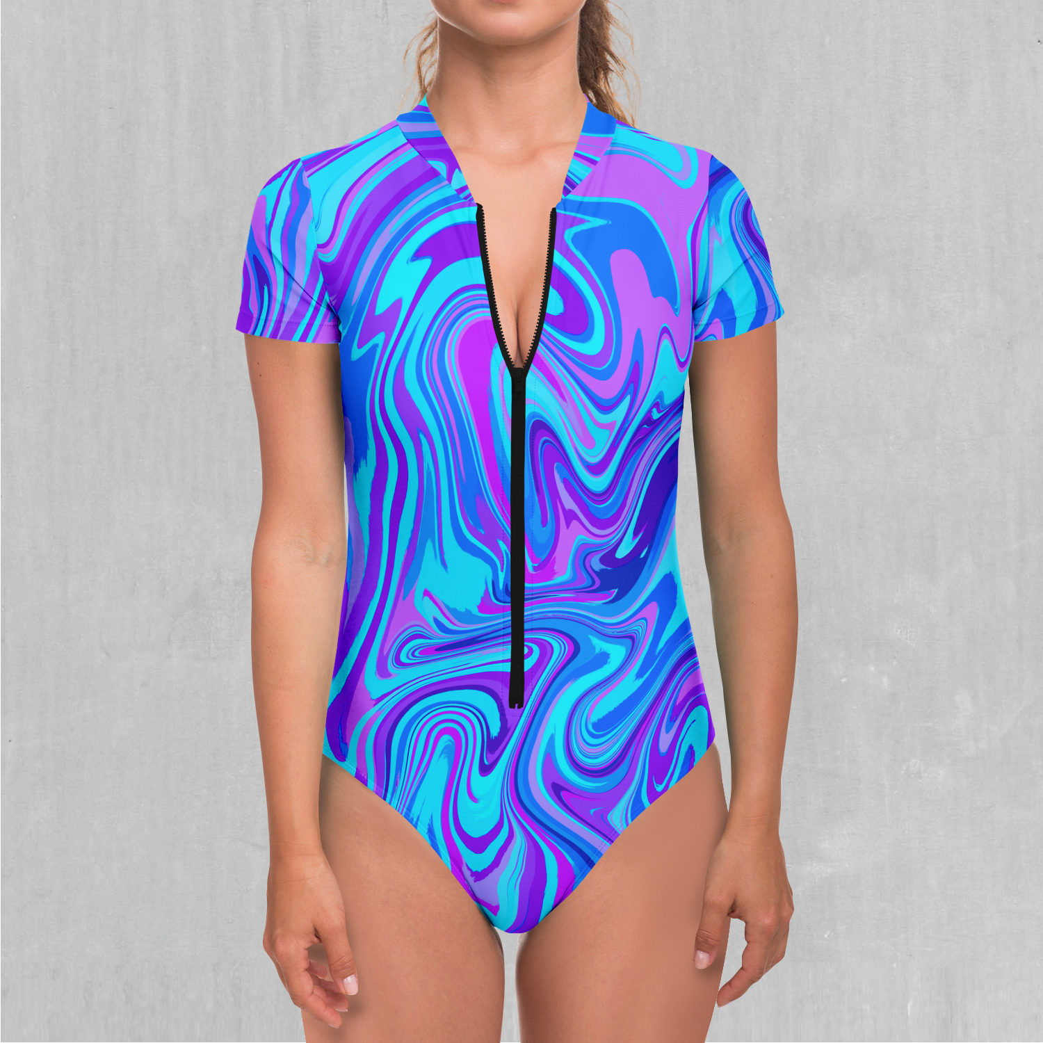 Vapor Drip Short Sleeve Bodysuit
