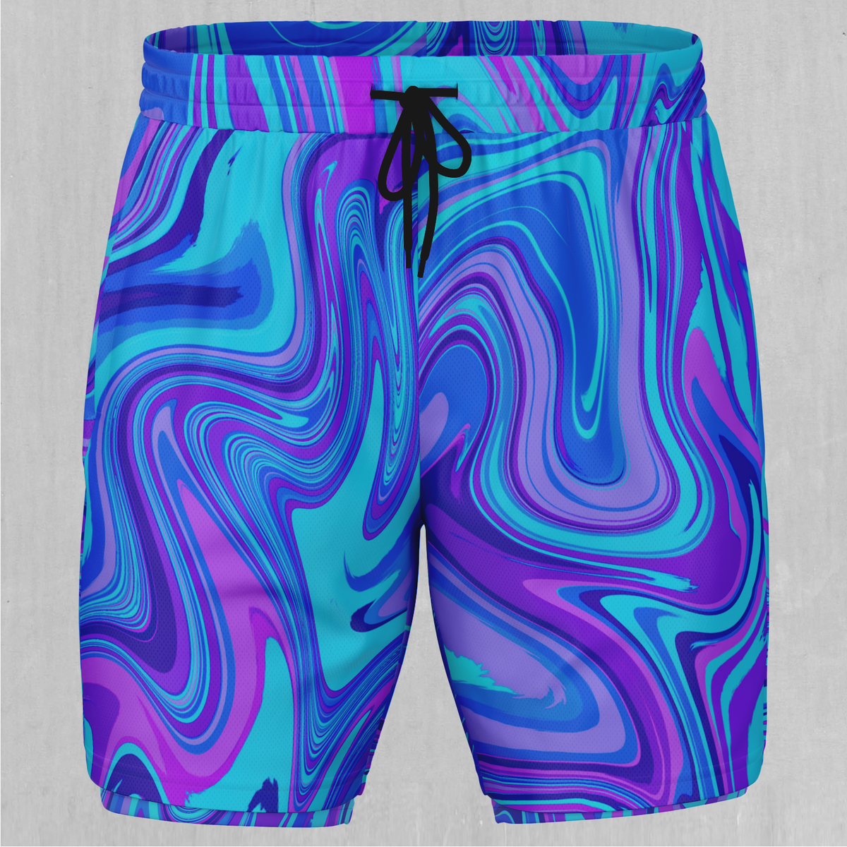 Vapor Drip Men's 2 in 1 Shorts