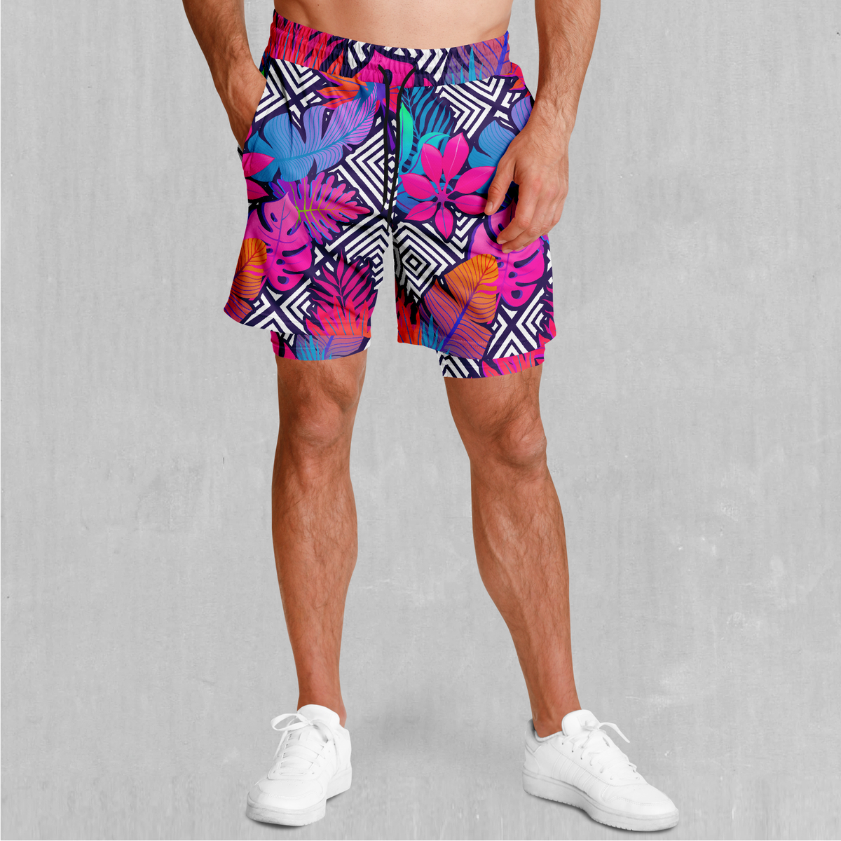 Vault Tropic Men's 2 in 1 Shorts