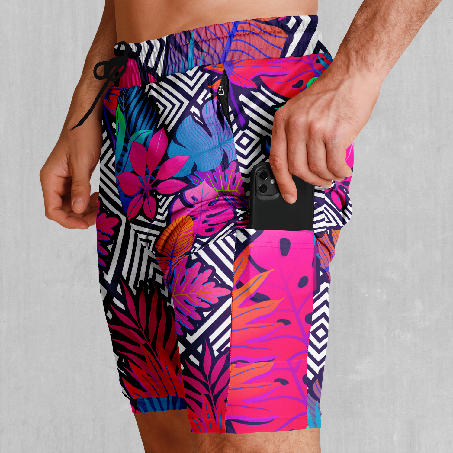 Vault Tropic Men's 2 in 1 Shorts