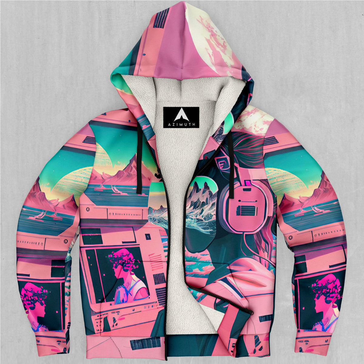 Virtual Visions Sherpa Hoodie