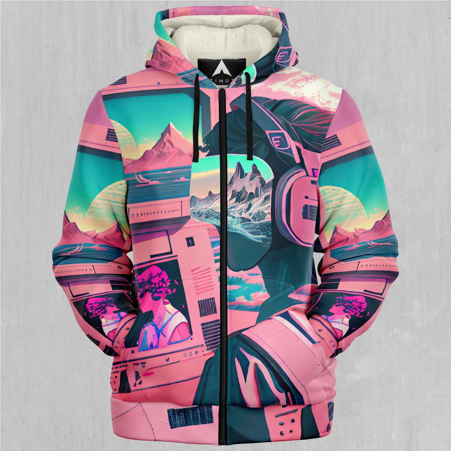 Virtual Visions Sherpa Hoodie