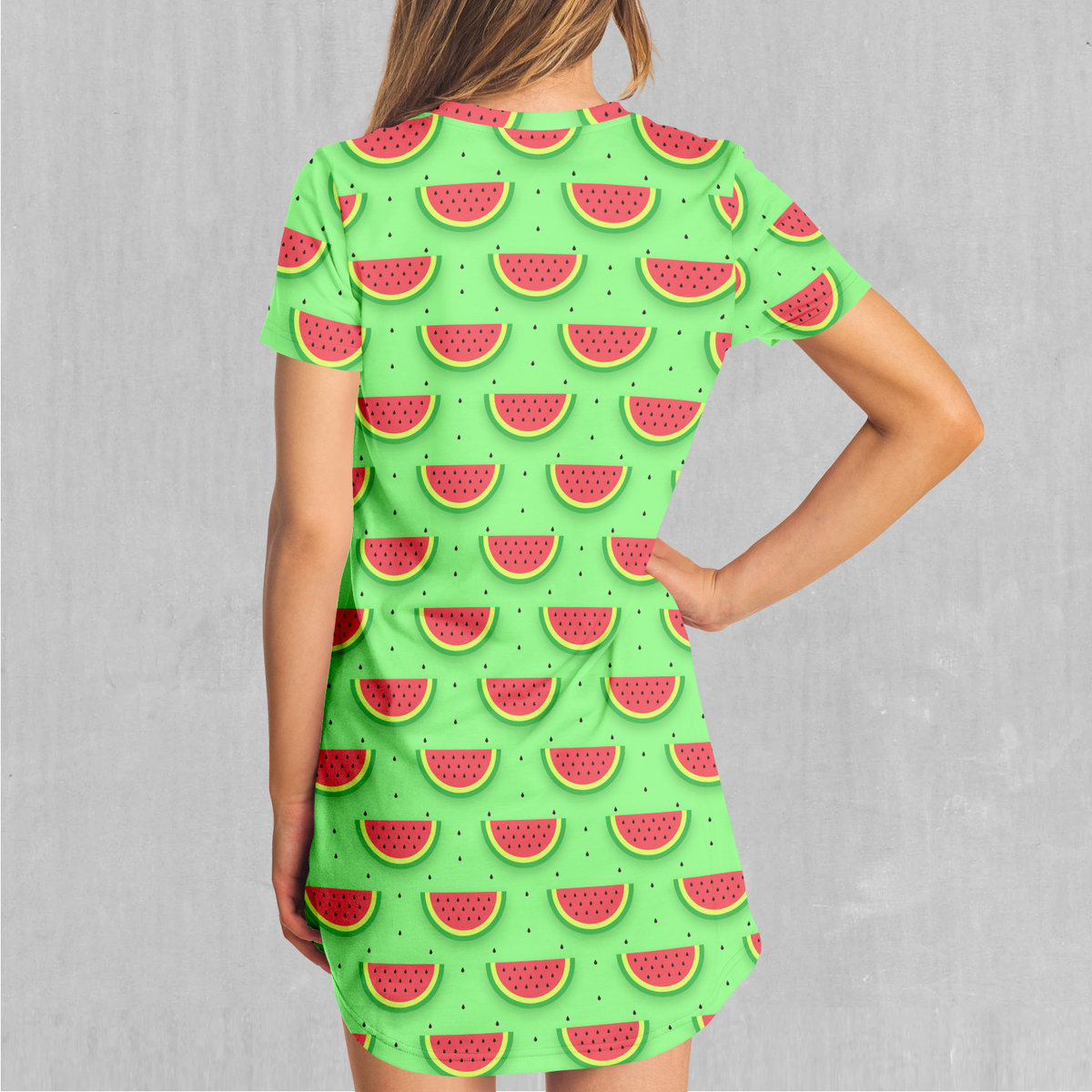 Watermelon T-Shirt Dress