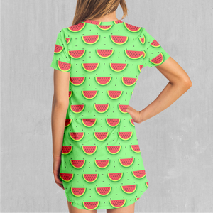 Watermelon T-Shirt Dress