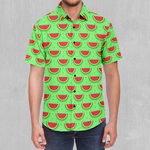 Watermelon Button Down Shirt