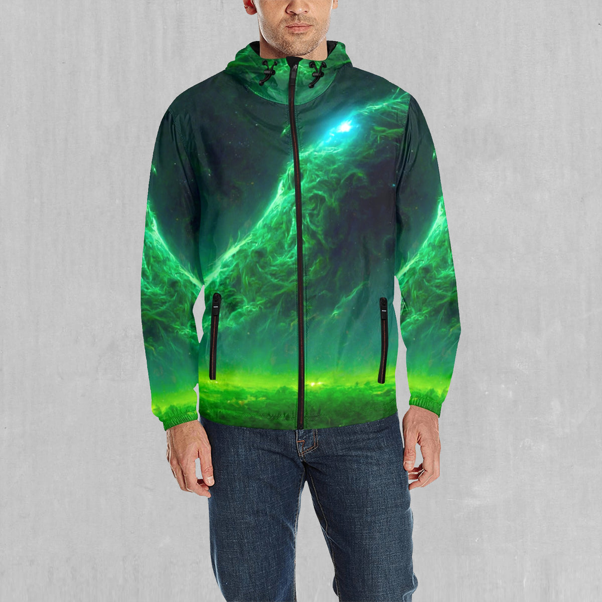 Electrified Nebula Windbreaker