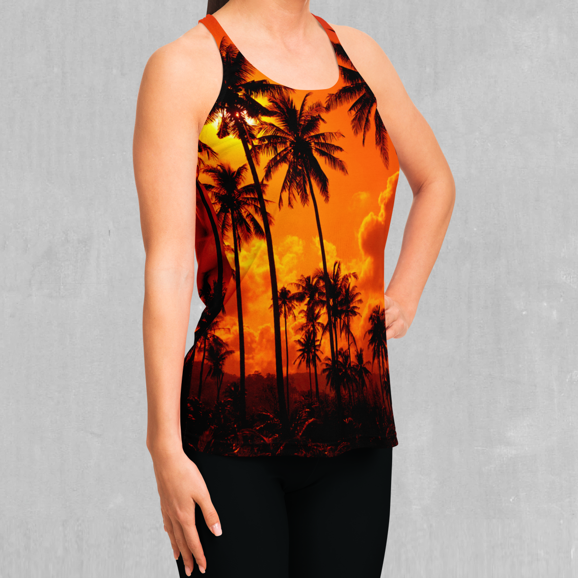 Lush Sunset Women's Tank Top