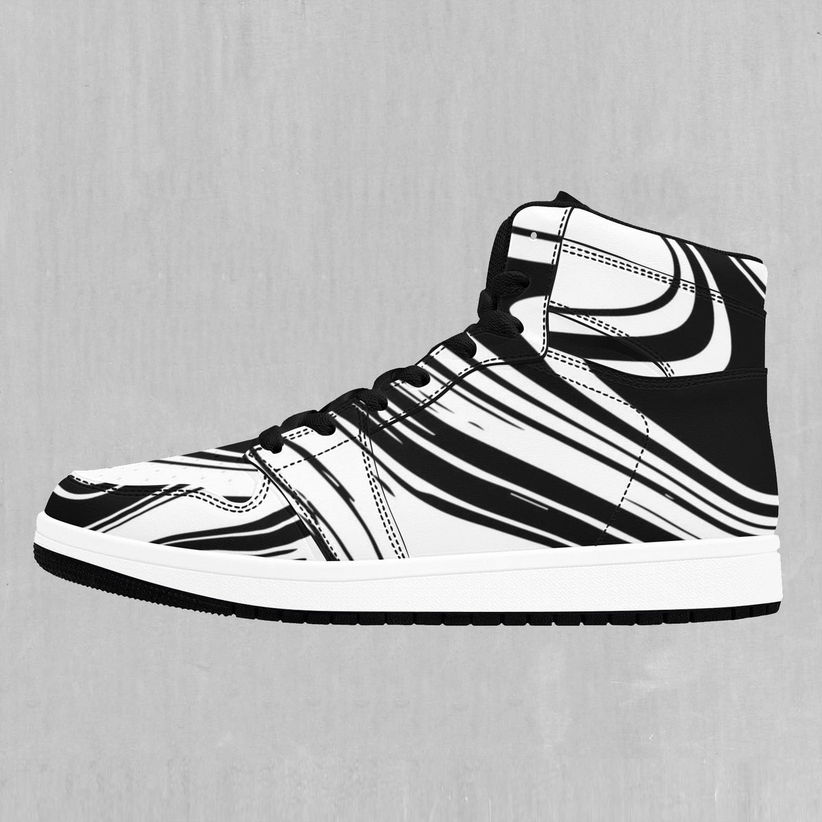 Yin Yang Drip High Top Sneakers