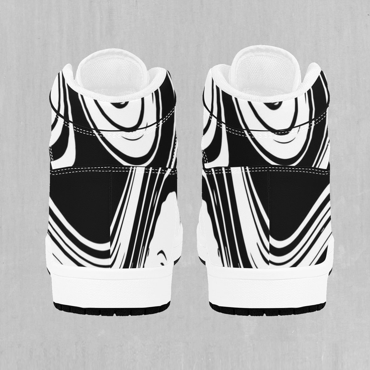 Yin Yang Drip High Top Sneakers