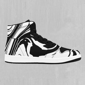 Yin Yang Drip High Top Sneakers