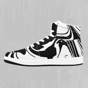 Yin Yang Drip High Top Sneakers