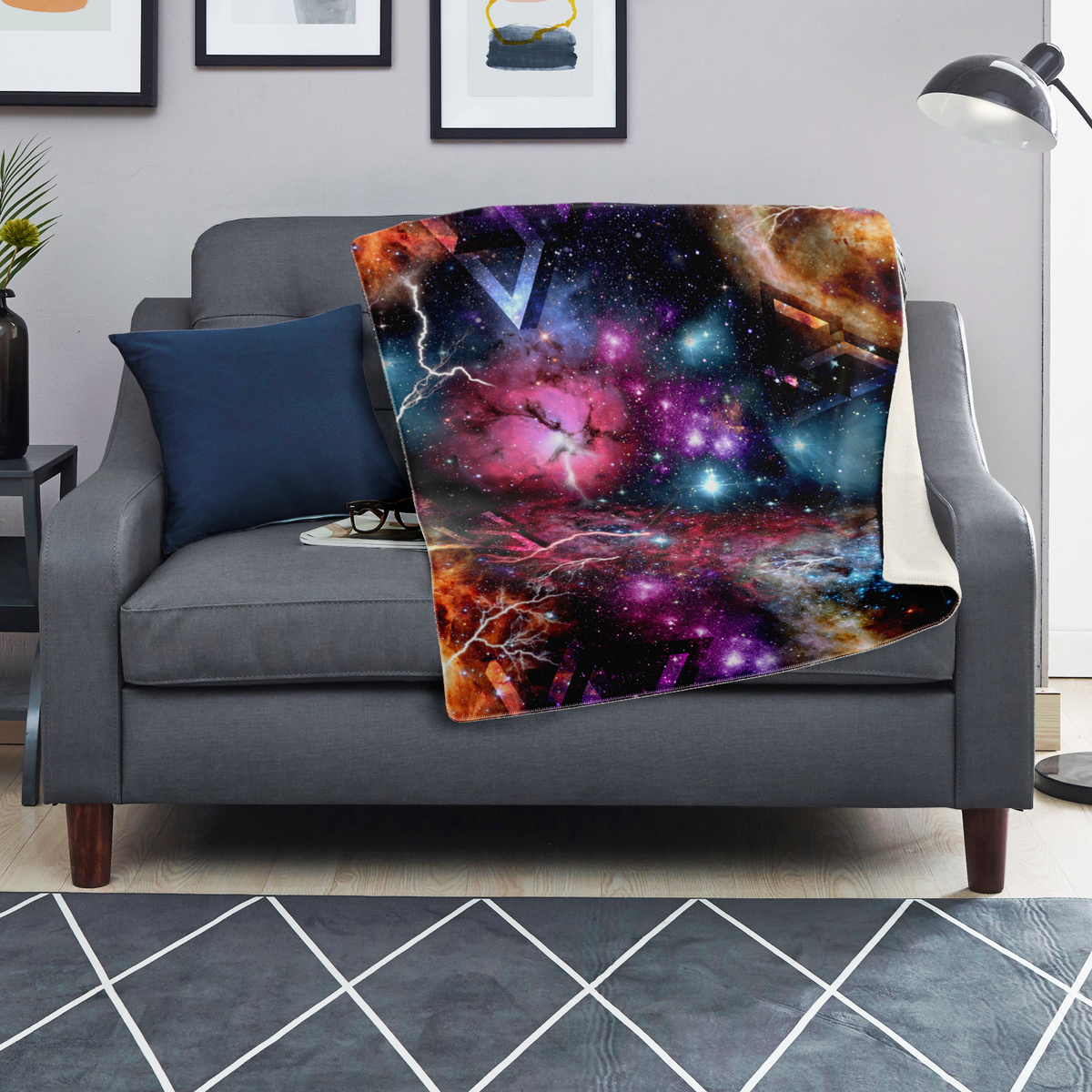 Galaxies Collide Blanket