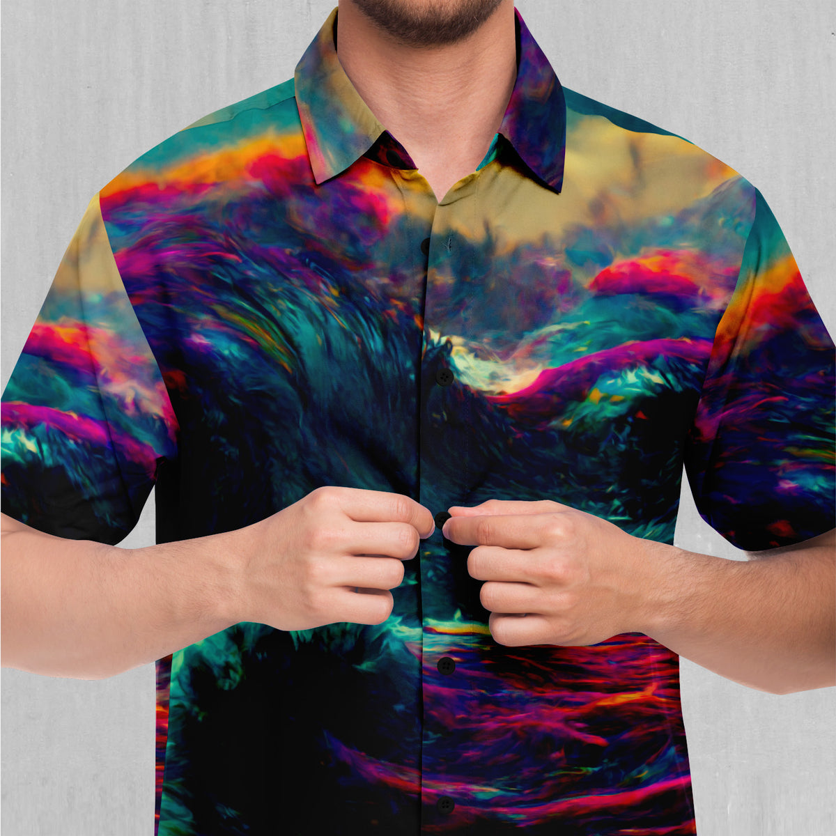 Mind-Bending Sea Button Down Shirt