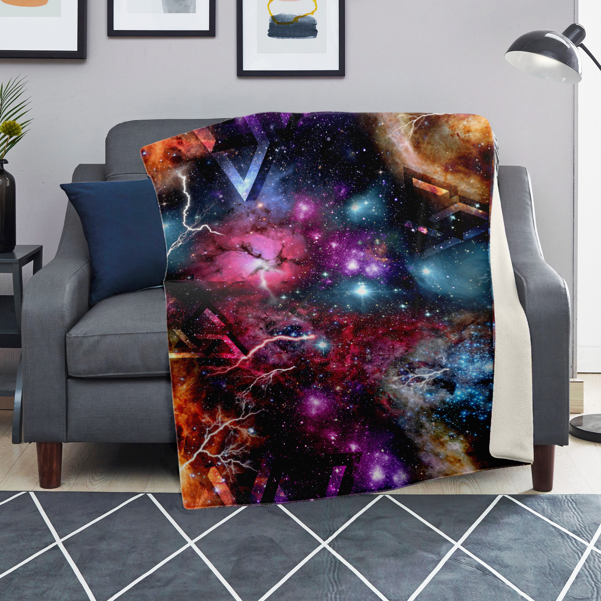 Galaxies Collide Blanket