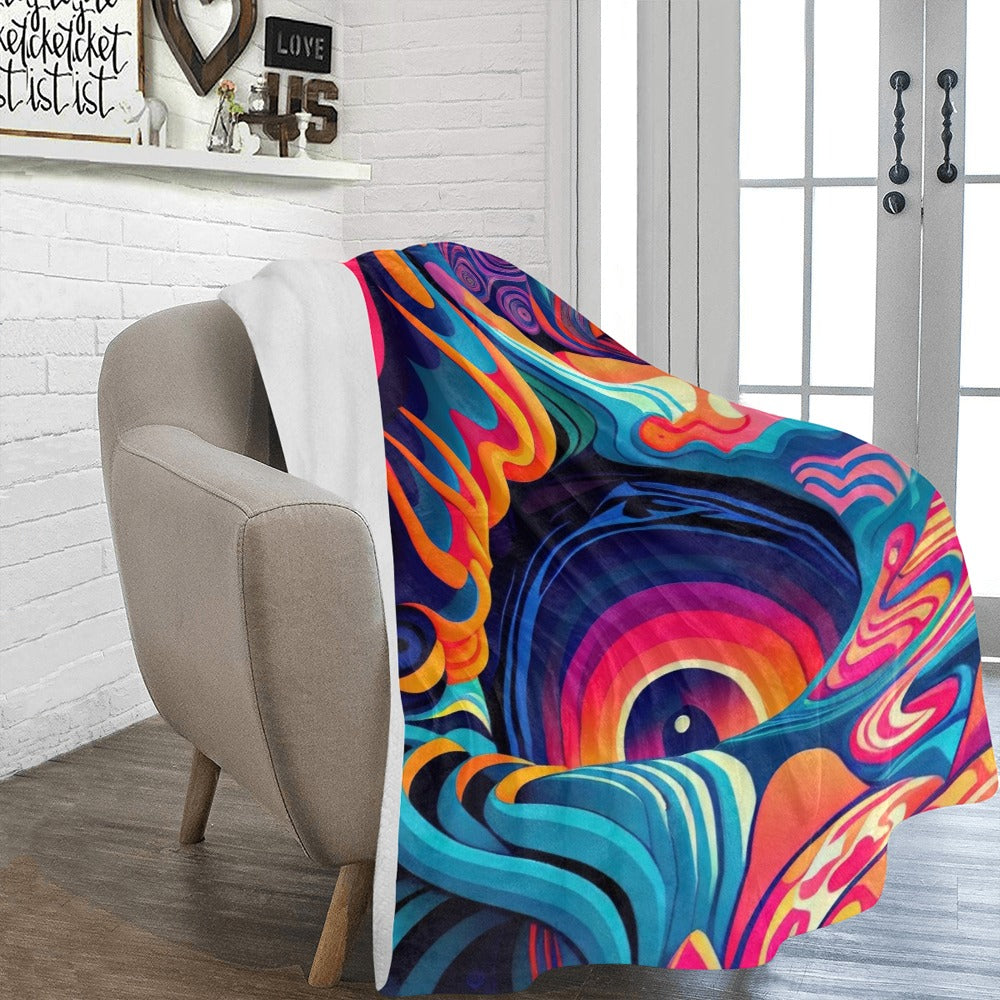 Psychedelic Vortex Blanket