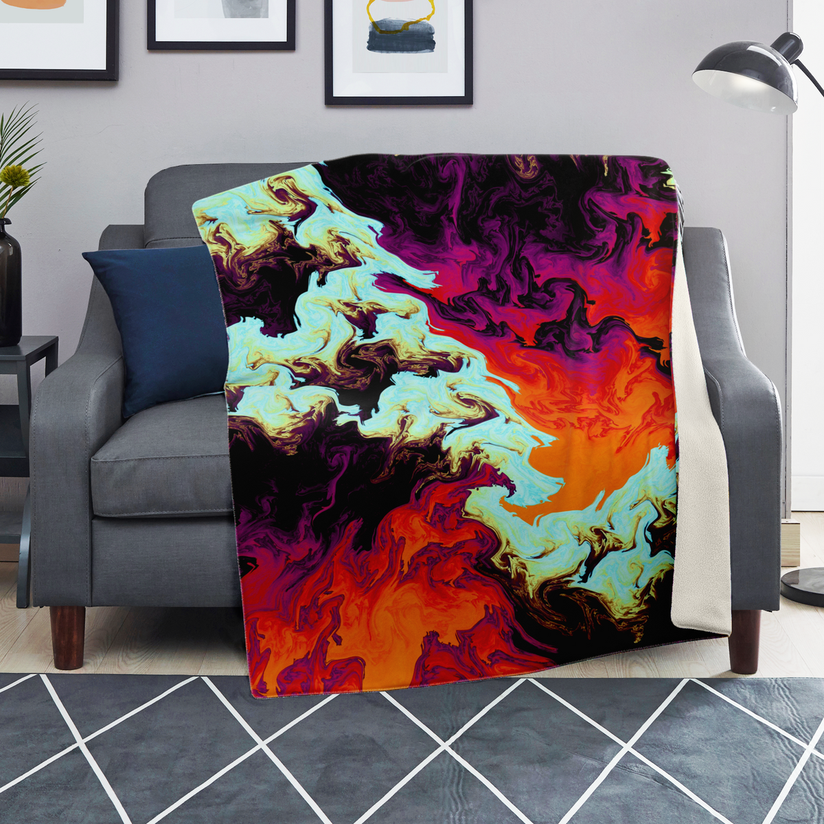 Lava Bath Blanket